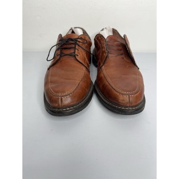 Allen Edmonds Brown Leather Lace Up Loafer Oxford Men’s Size 11.5D - Picture 3 of 11